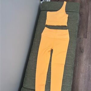 Spiritual Gangster Orange Leggings